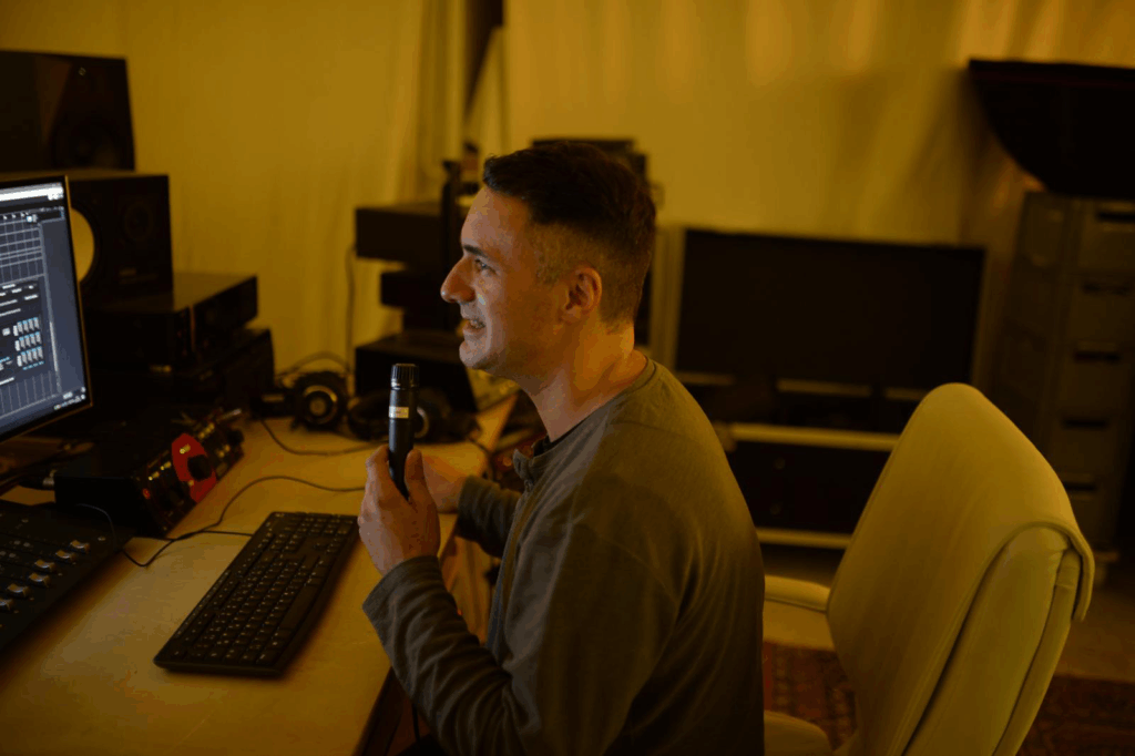 Recording session at the Fullmax studio (photo: Manulli)