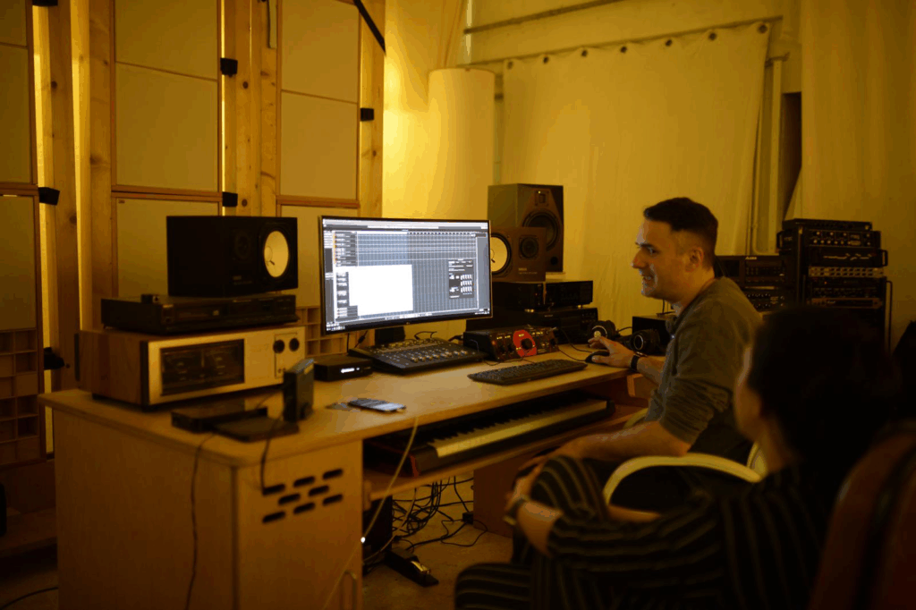 Production at the Fullmax studio, Vienna (photo: Manulli)