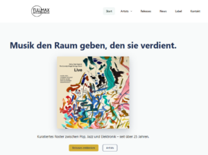 Grafik zum Relaunch von fullmax.at – Fullmax Recordings im neuen Gewand